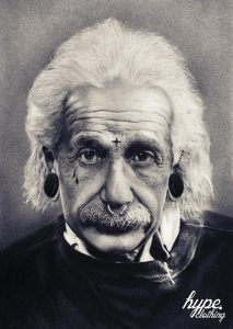 Hype Clothing early Albert Einstein Print