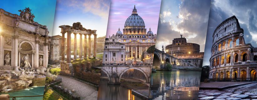 Rome hosts many of the Top Italian Locations