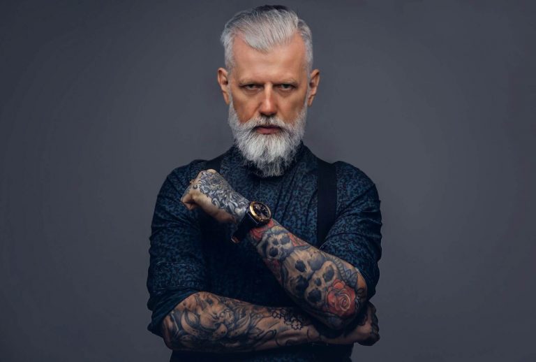 stylish older man