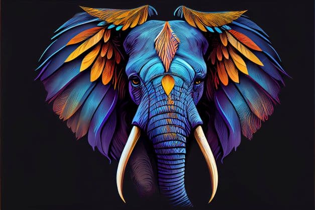 A elephant artwork