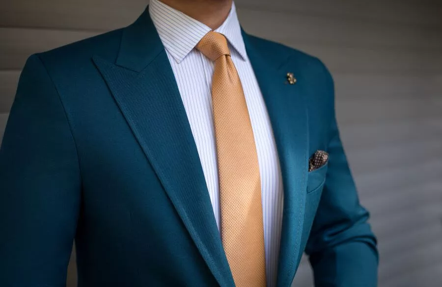 Rayon Fabric Blue Color Excellent Coat Suit