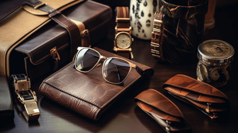 assorted mens fashion accessories